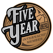 Five Year InterNACHI Member Badge